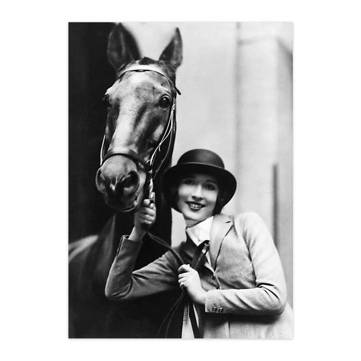 Postcard "Ready to Ride" for wholesale by paruspaper. nutzfeine papeterie