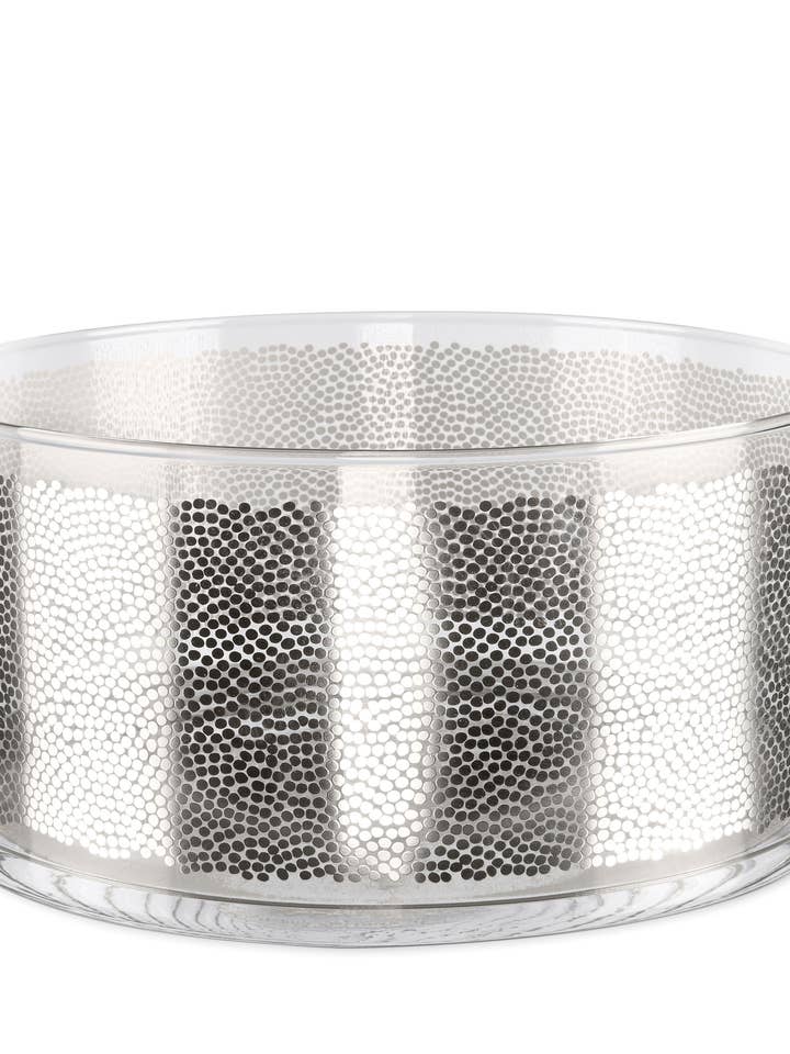 Egizia Dottino Silver Salad Bowl by Paola Navone D25cm for wholesale by Arbiter