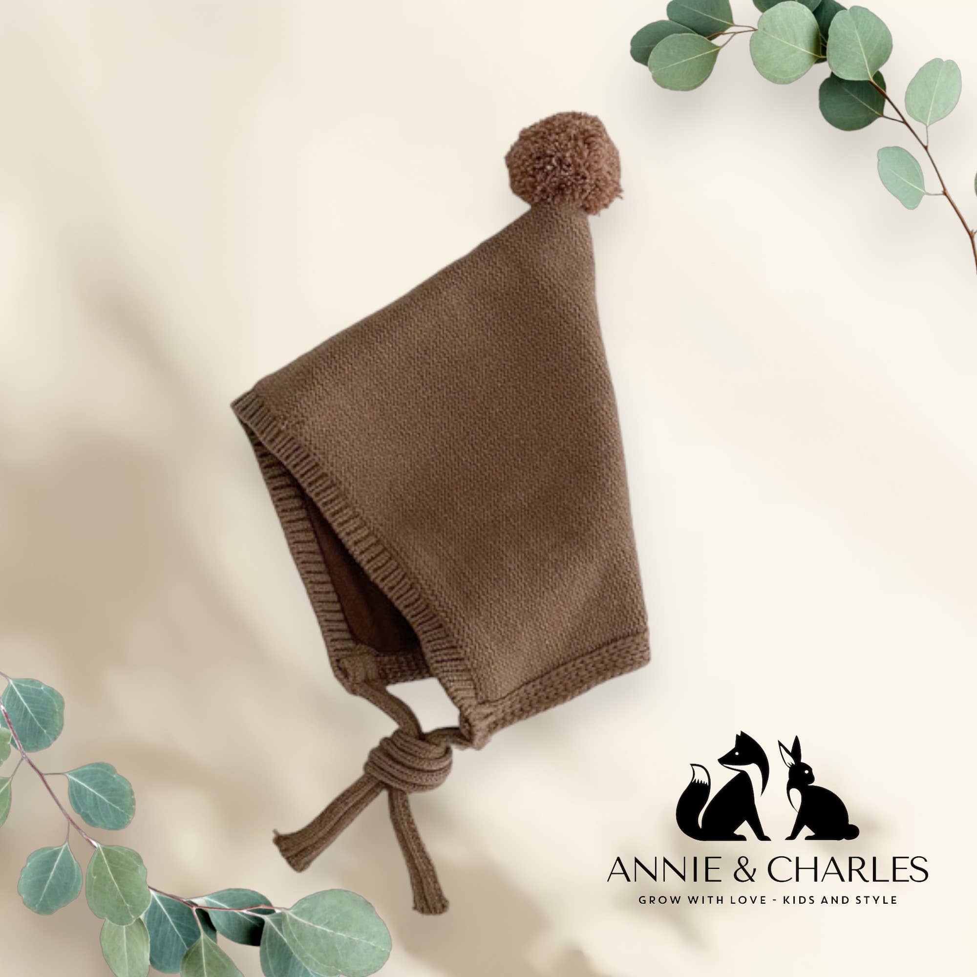 Annie & Charles - Wholesale Newborn/Knit Hat - Baby - Annie & Charles® baby POM hat12