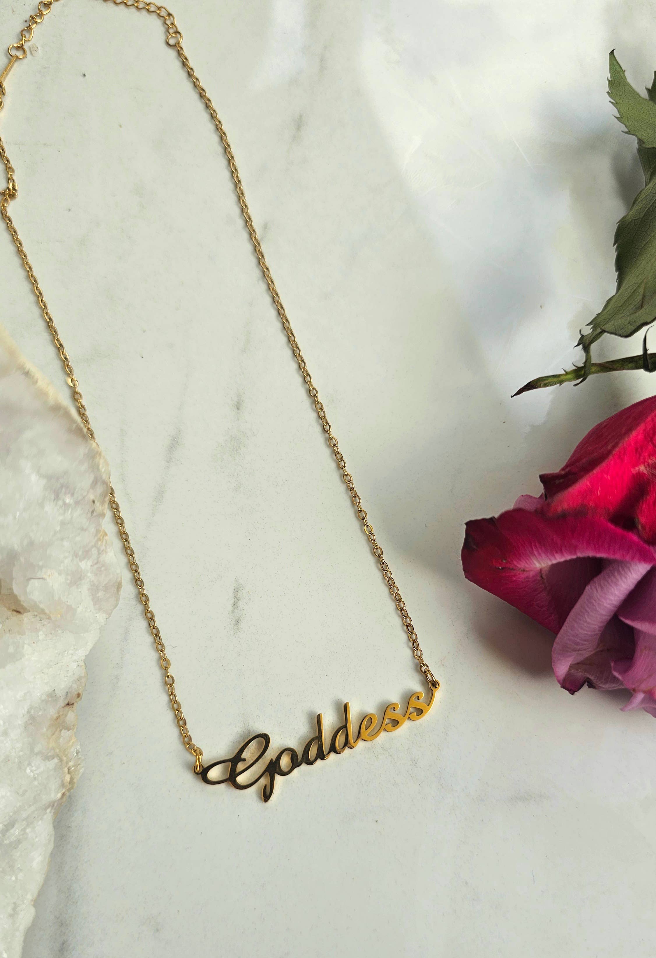 Moon Goddess - Wholesale Pendant/Charm Necklace - 18K Gold Plated "Goddess" Pendant4