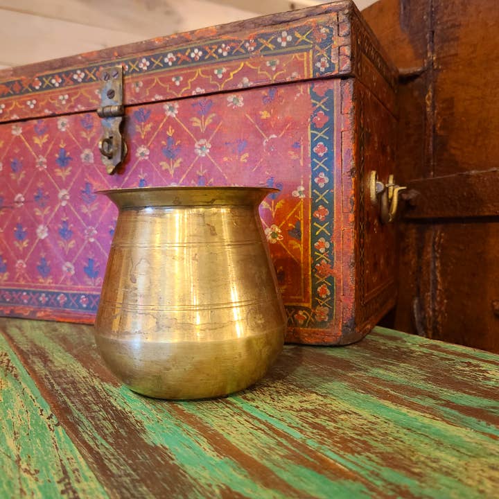 Asia West - Vendita all'ingrosso Vasi per piante - Pentola piccola in ottone7