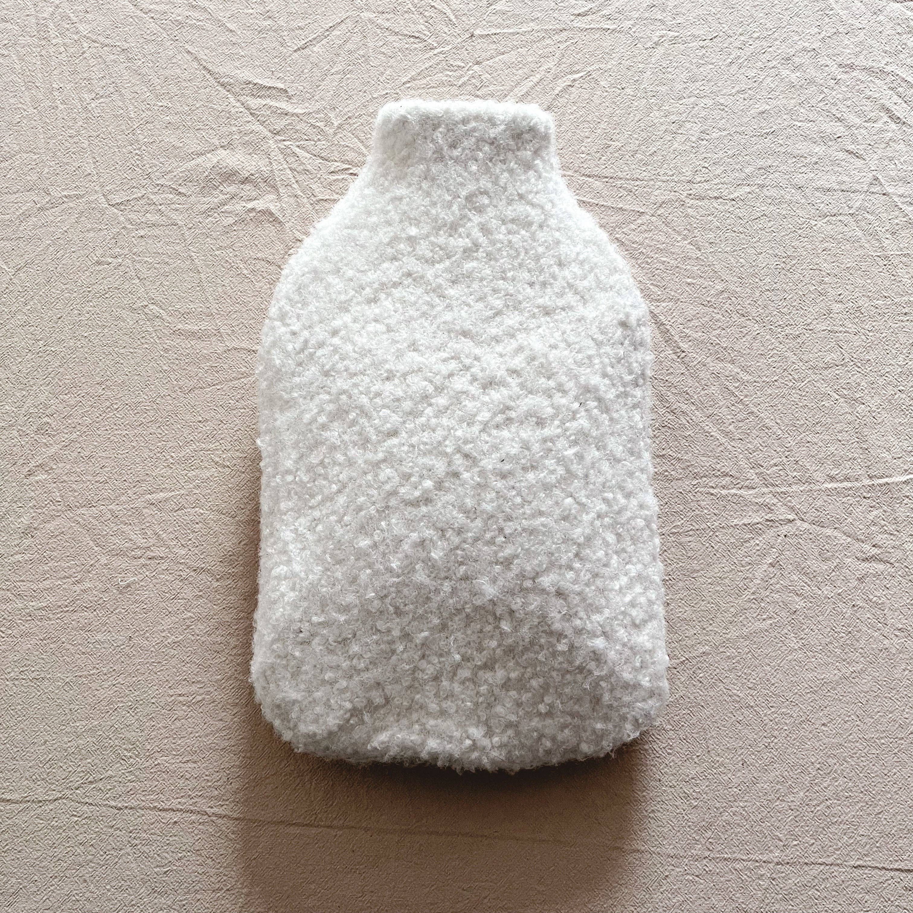 Orla & Fern – wholesale Hot/cold compress – Hot water bottle - Boucle wool - White3