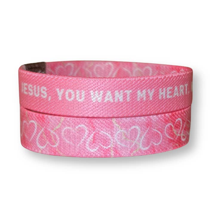 You Want My Heart Womens TruthBand for wholesale by Pink Salt Riot