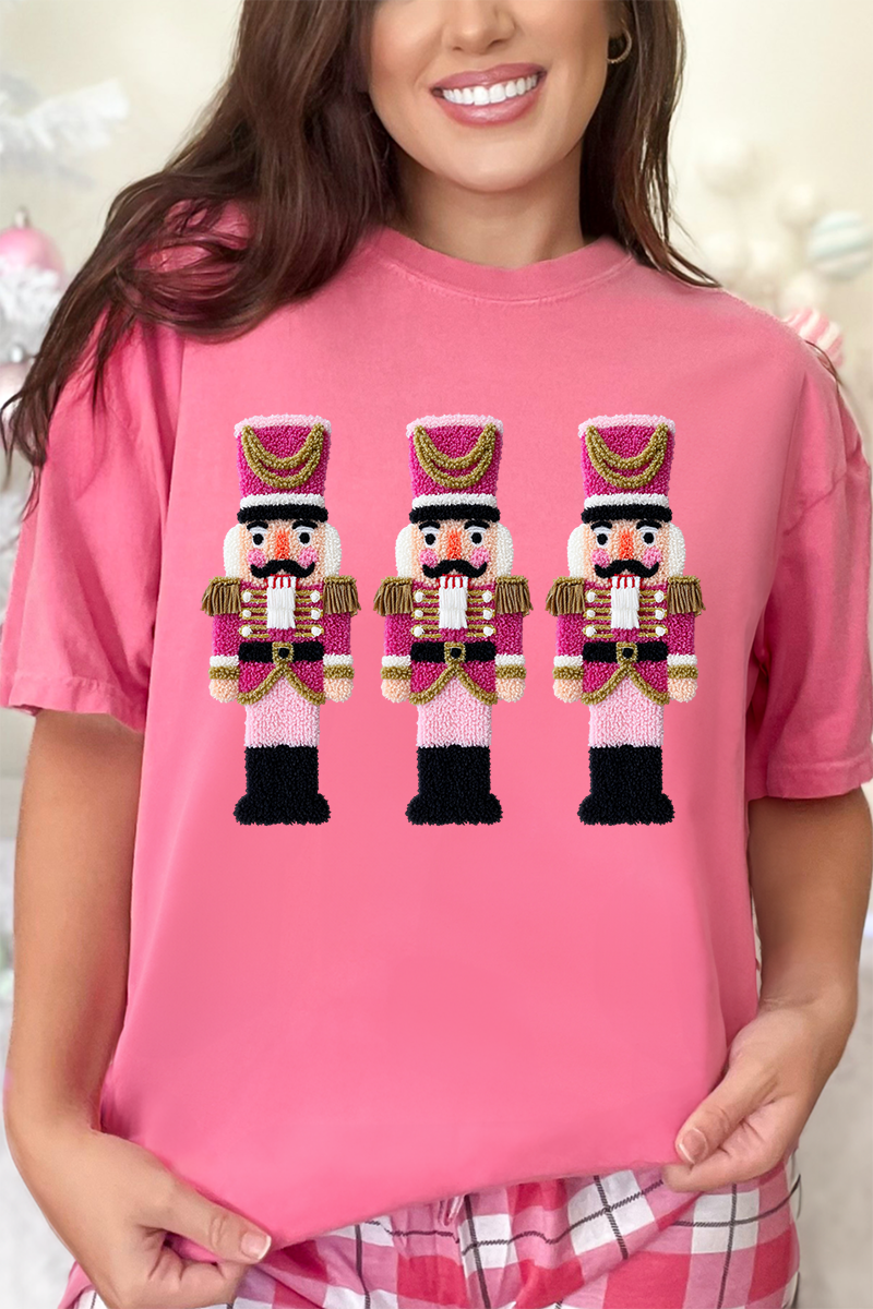 Wholesale Accessory Market - Wholesale T-Shirt - Women's - Faux Yarn Holiday Guard Nutcracker Comfort Colors Adult Ring-Spun Cotton Tee1
