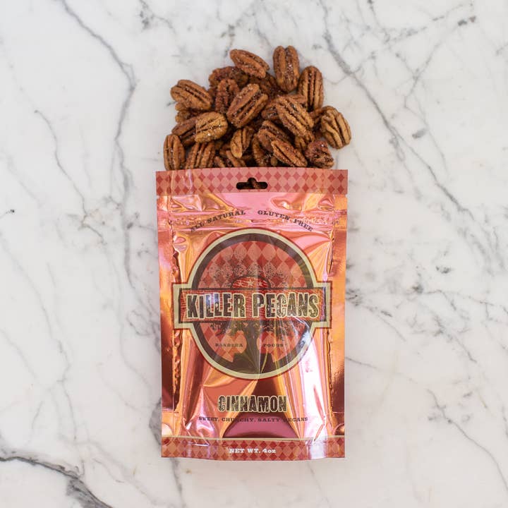 Killer pecans - Wholesale Nuts - Cinnamon Sugar Killer Pecans, Sweet, Salty, Crunchy! 4 oz 0