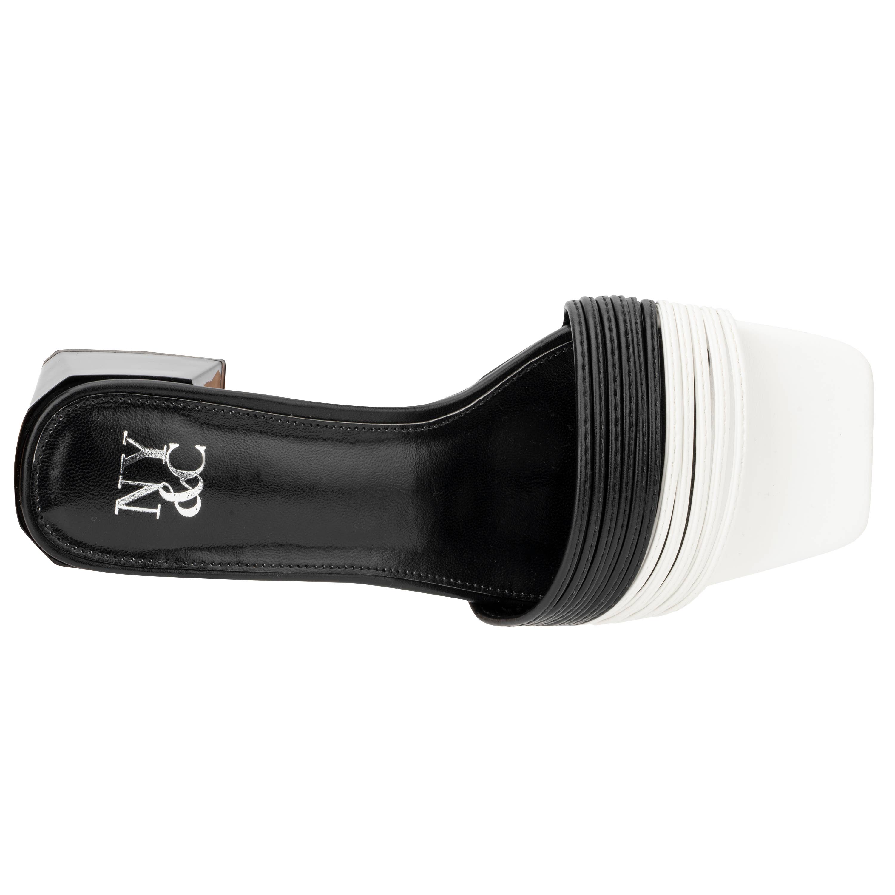 Black White New York & Company Women's Hera Heels for wholesale on Faire5