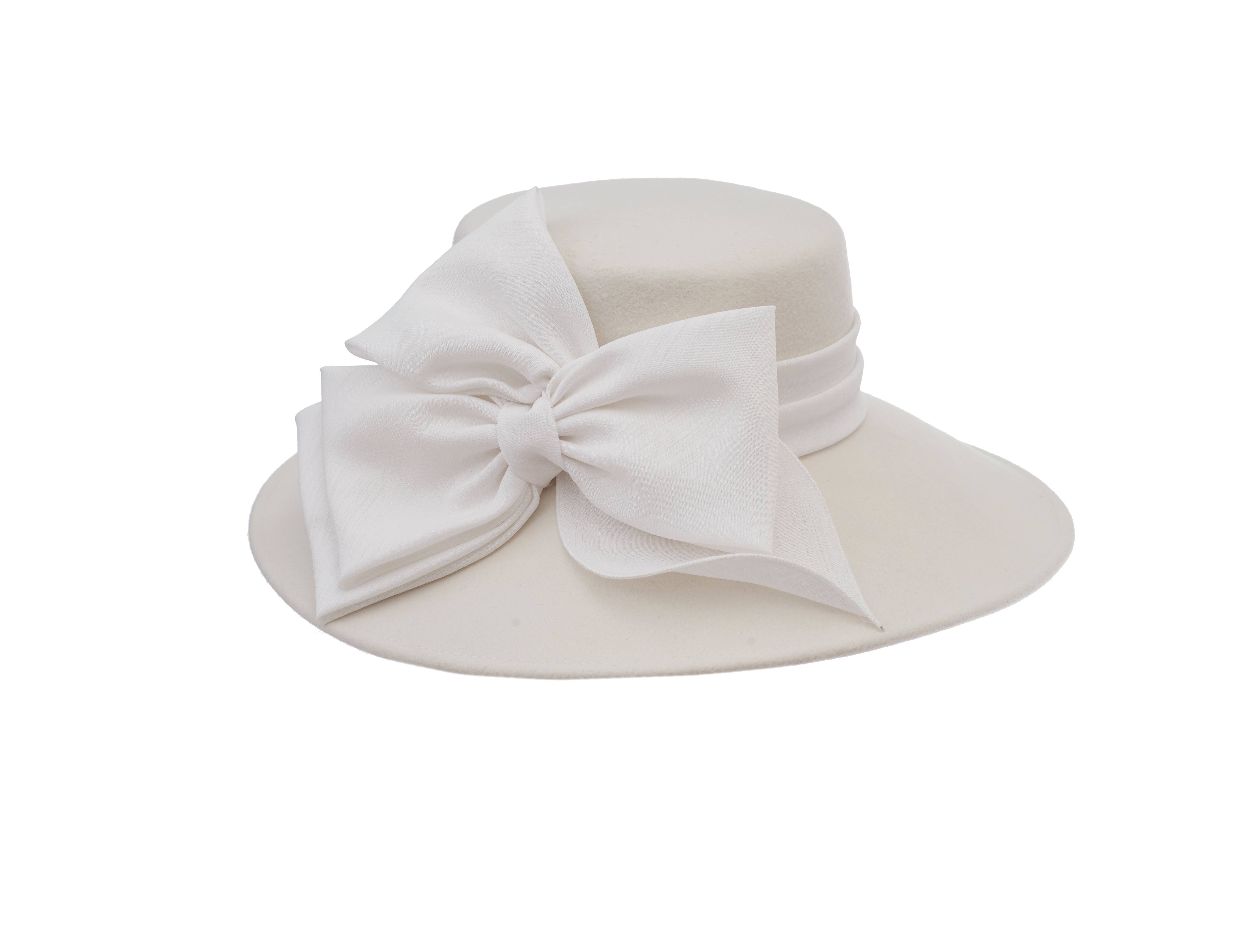 Toucan Hat Company/ Carole Amper - Wholesale Bowler Hat - Women's - Slant Bow Lampshade Hat1