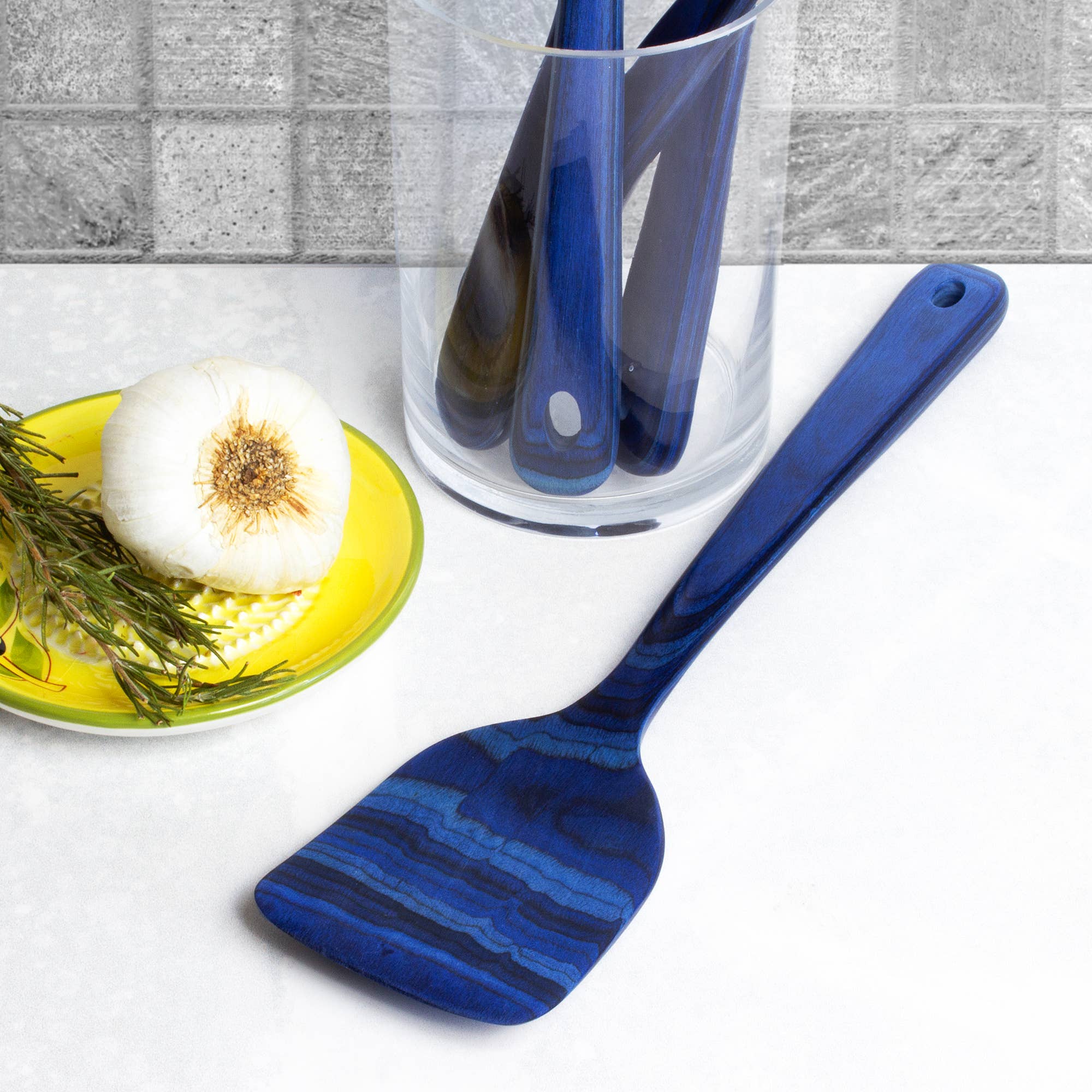 Totally Bamboo - Wholesale Spatula/Turner - Baltique® Malta Colorful Wooden Spatula, 12.5"3