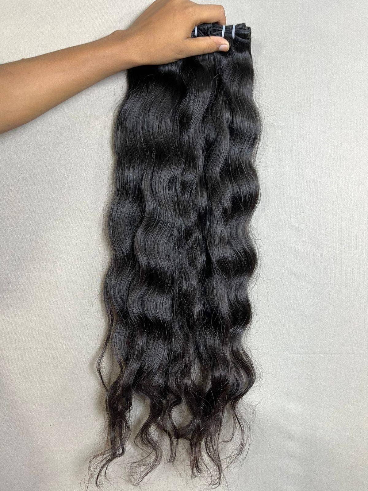 Gaurash Beauty Supply Inc. - Wholesale Hair Extensions - Virgin Indian Wavy Human Hair Bundles: Sew-In & Wig Making4