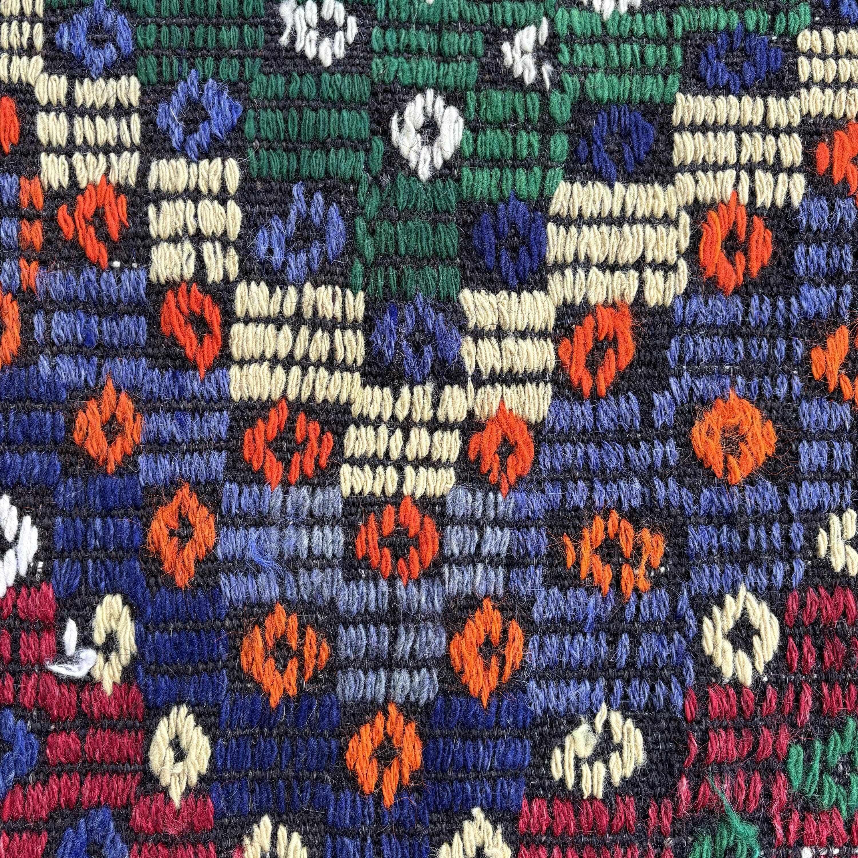 The Loom Wholesale – Großhandel Läufer – Vintage bestickte türkische Kilim-Läuferteppiche 2,6x7,7 ft8