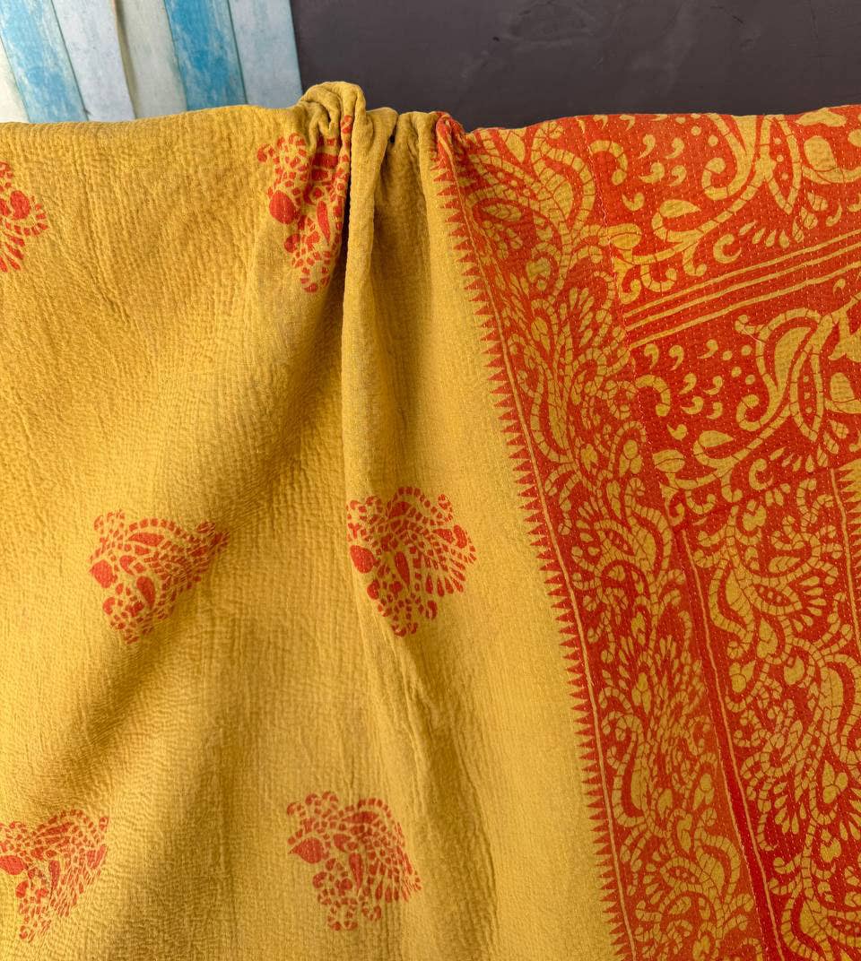 bhavnas boutique - Wholesale Quilt - Old Antique Kantha Quilts Bedspreads Vintage Cotton Coverlet2