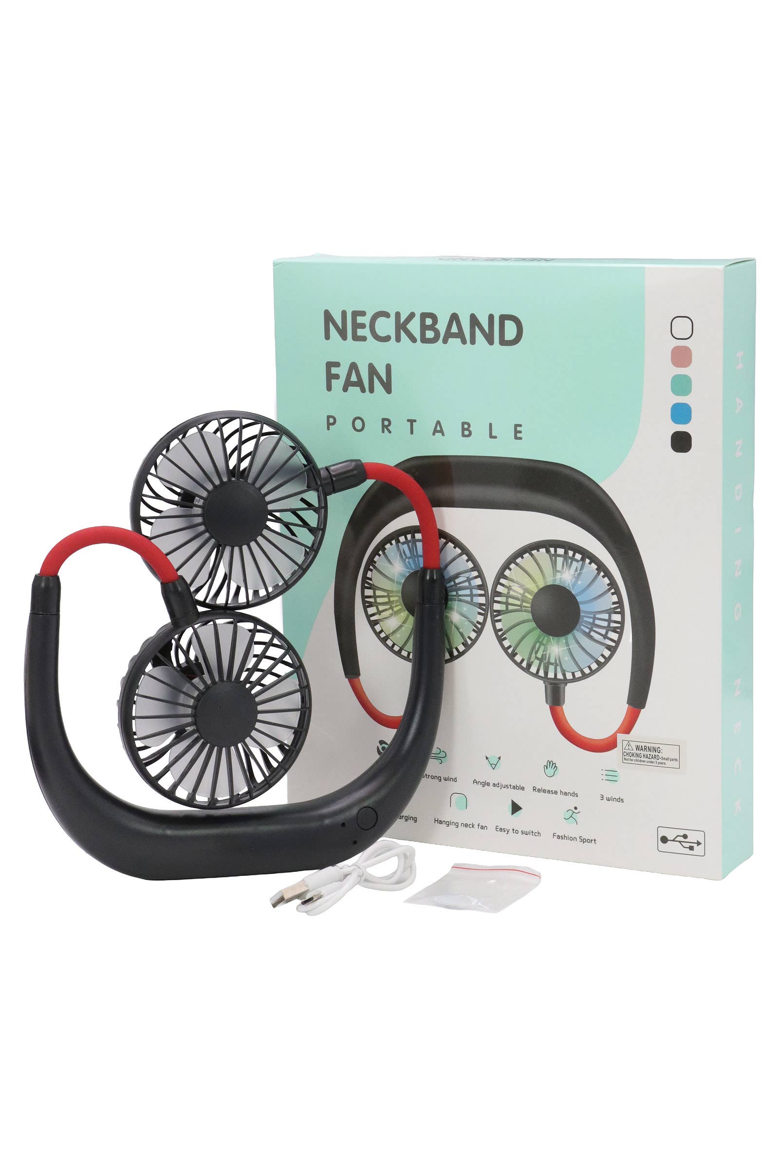 Cap Zone - Wholesale Handheld Electric Fan - Aromatherapy Neckband Electrical Fan7