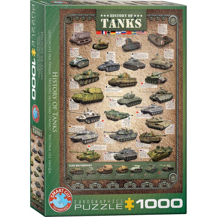 History of Tanks for wholesale by Eurographics Puzzles Europe