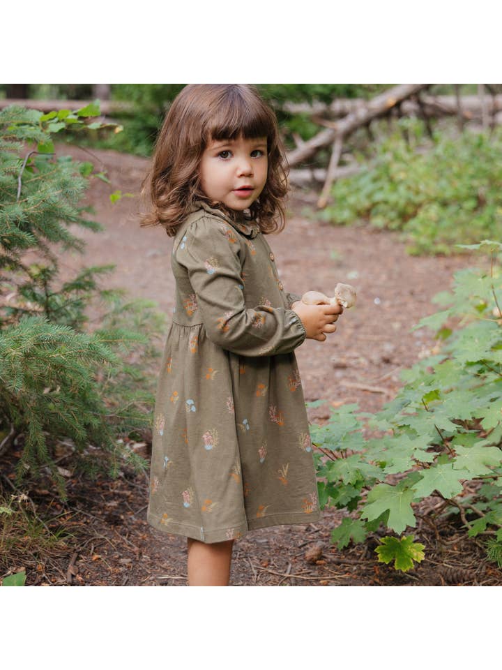 City Mouse Studio – Engroshandel Kjole - Børn – Flæsekravekjole - Lavsvampe4