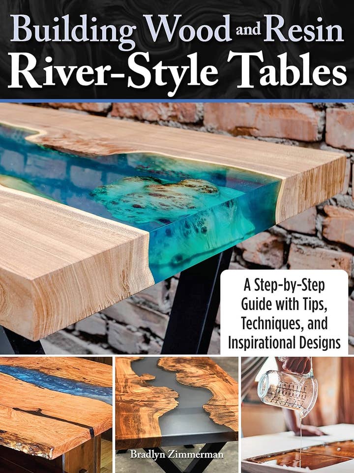 Building Wood and Resin River-Style Tables for wholesale by Fox Chapel Publishing