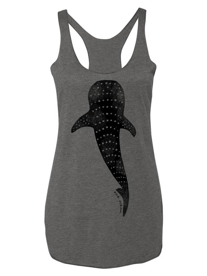 Whale Shark Racerback Tank for wholesale by One Ocean Apparel