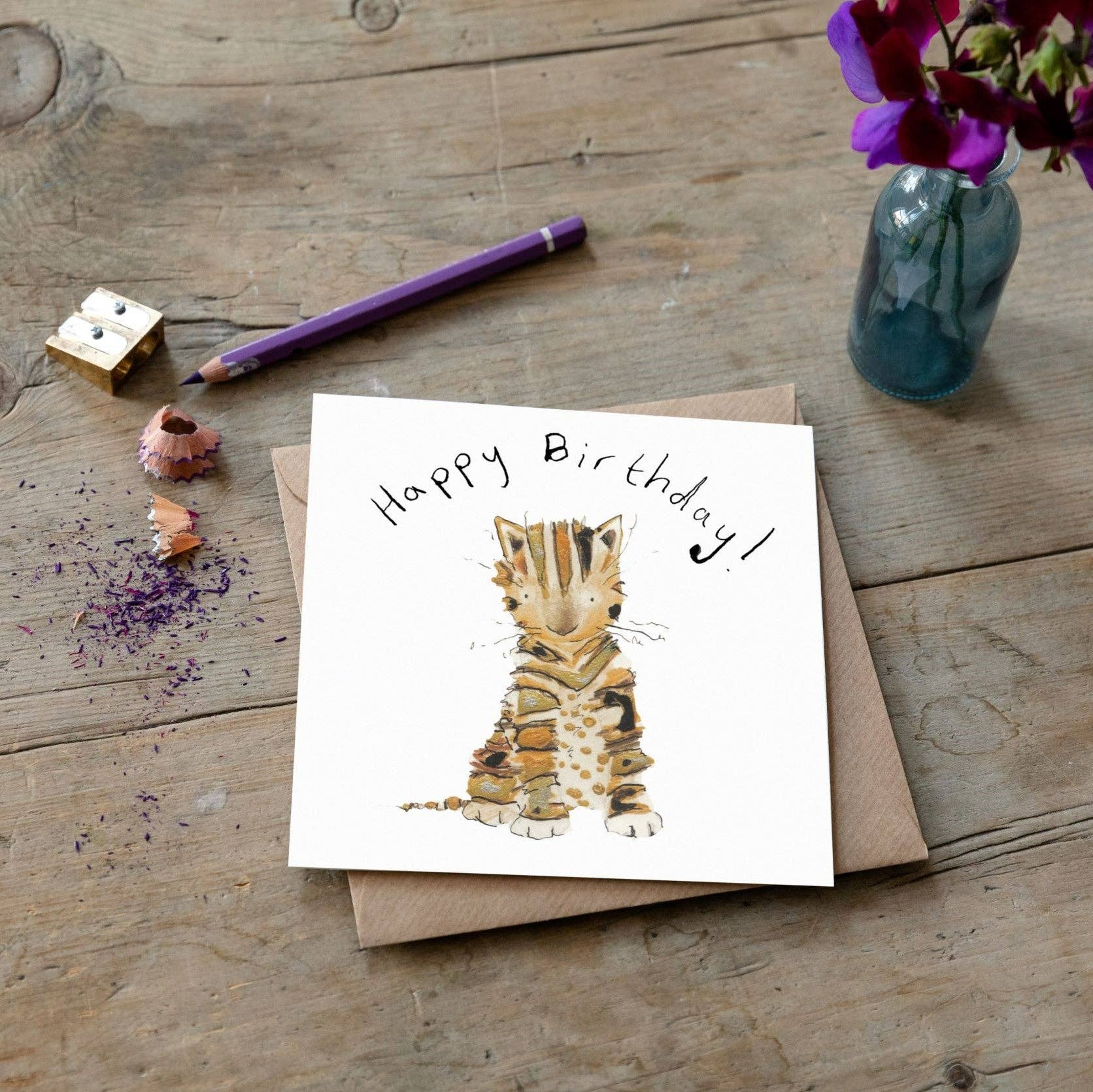 Catherine Rayner Trading Ltd - Wholesale Birthday Card - Posy Kitten Birthday Card1