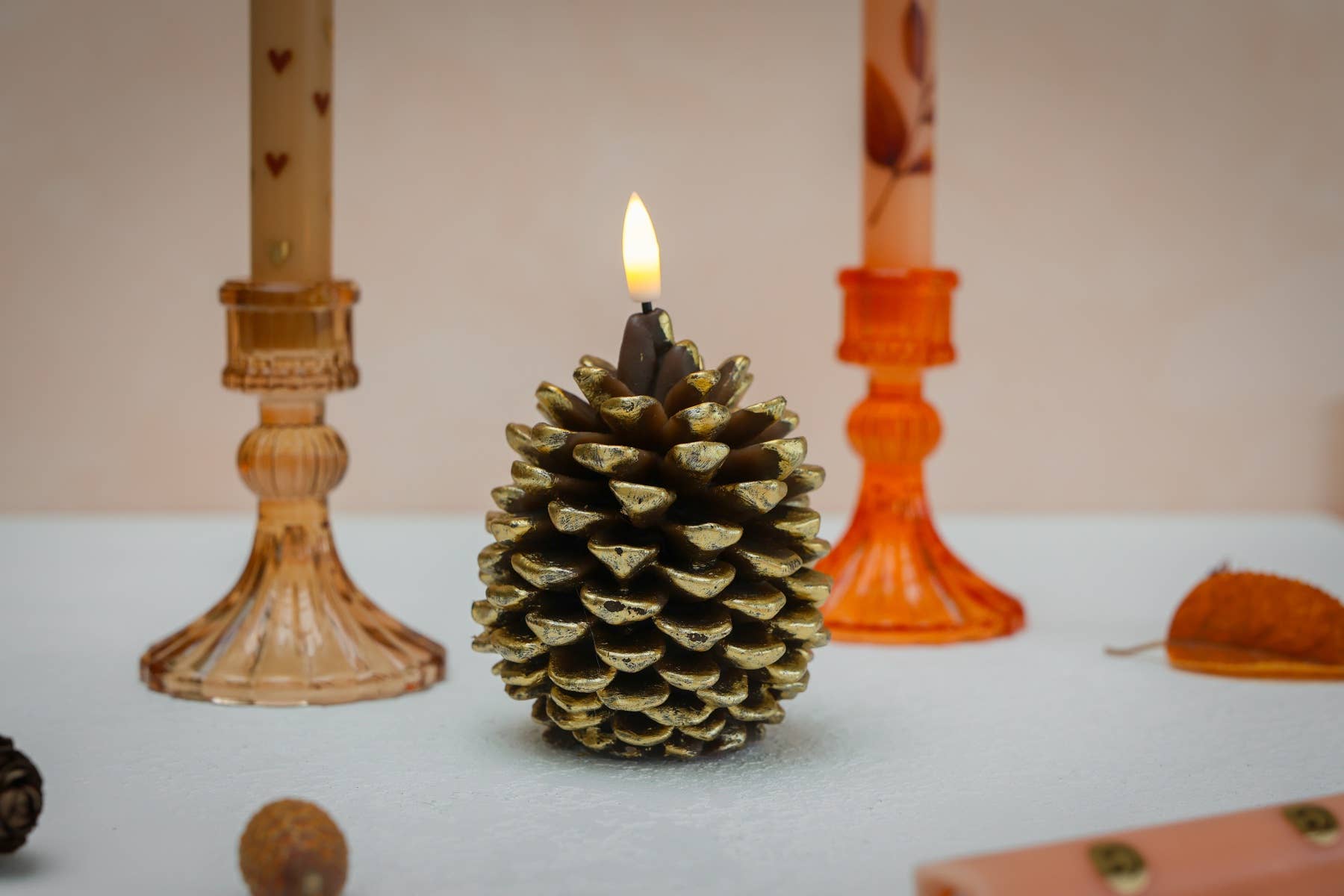 Aifcandles - Wholesale Tapered Candle/Candlestick - Candlestick Belle Brown3