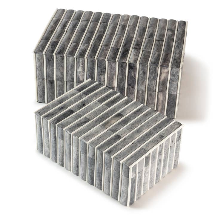 GAURI KOHLI - Wholesale Decorative Box - Benares Decorative Boxes, Set of 2