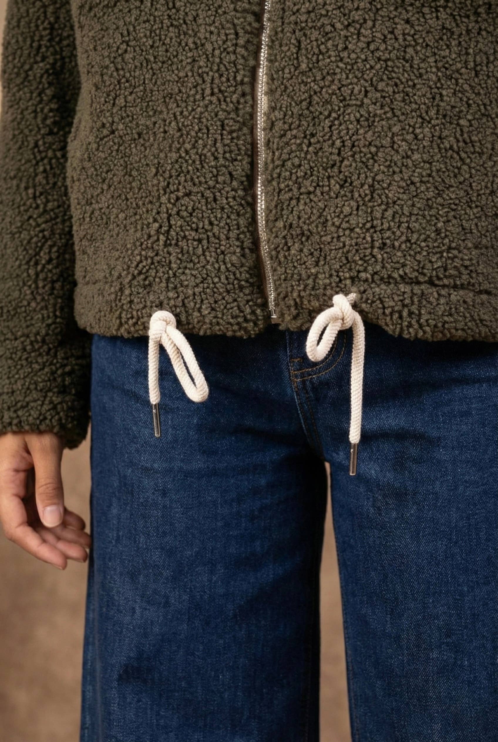 Pépouz' Paris - Wholesale Fleece - Women's - Teddy fleece zip-up jacket PV25196