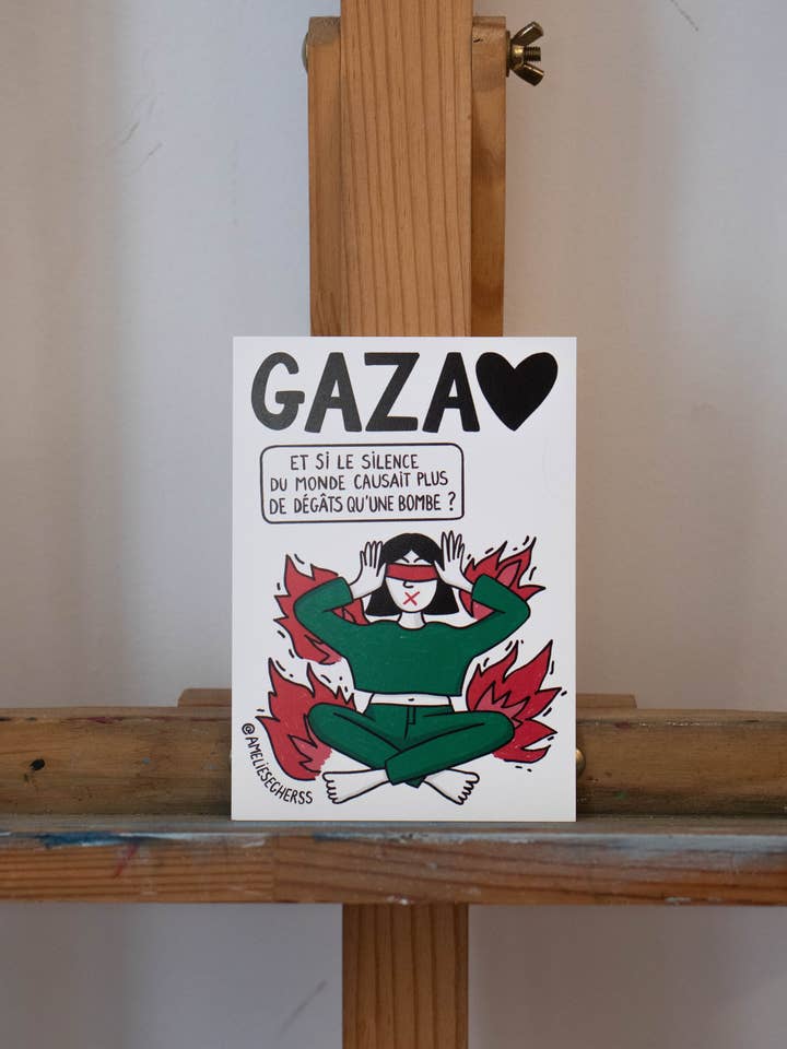 GAZA-kortet - Världens tystnad för wholesale av Amélie Seghers