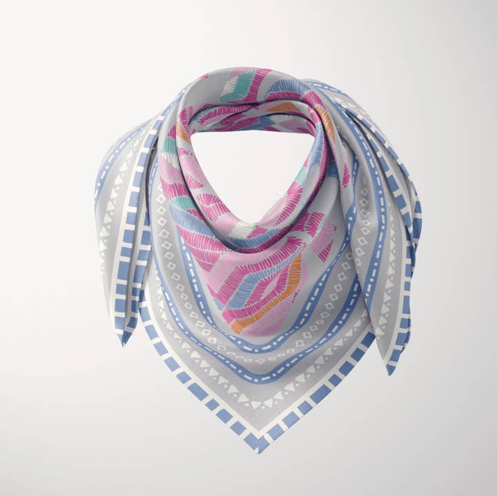 CB Grey - Wholesale Pocket Square - Men's - The Secret Midi0