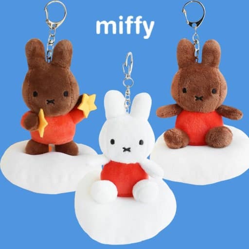 K-Wonderland – Porta-chaves - Mulher por atacado – Reabastecimento! Porta-chaves de Peluche Miffy Dream Series - 12cm14