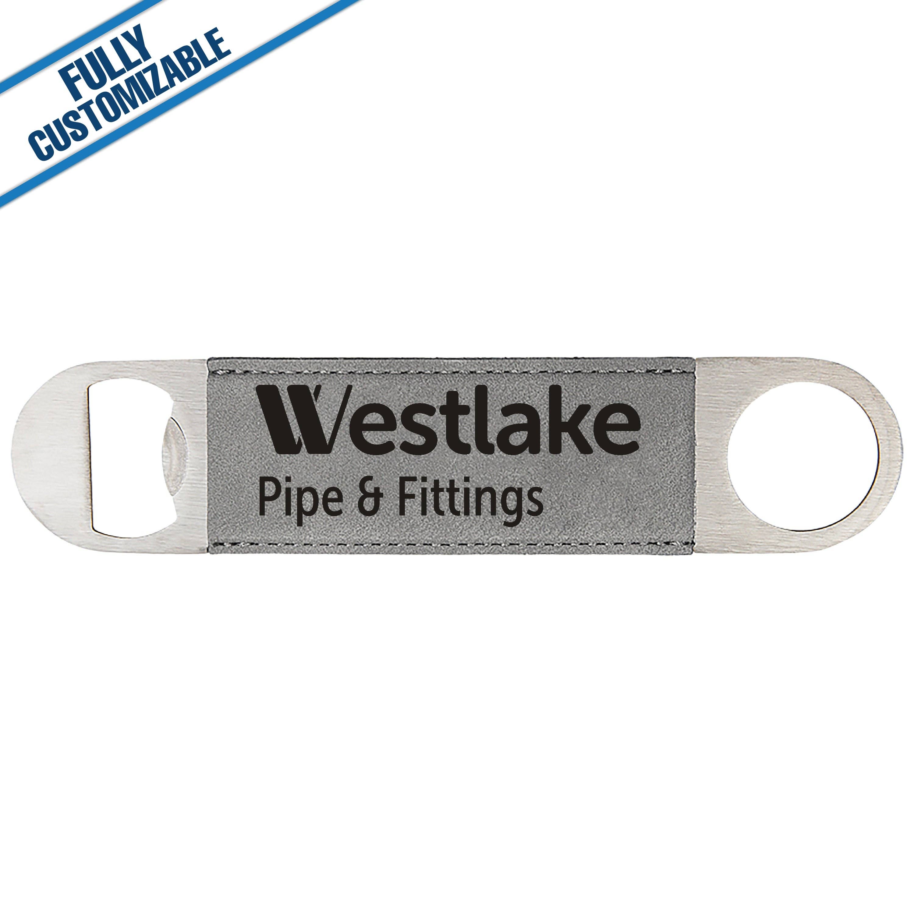 GiftWorksPlus - Wholesale Bottle/Wine Opener - Engraved Leatherette Grip Bottle Opener - Fully Customizable4