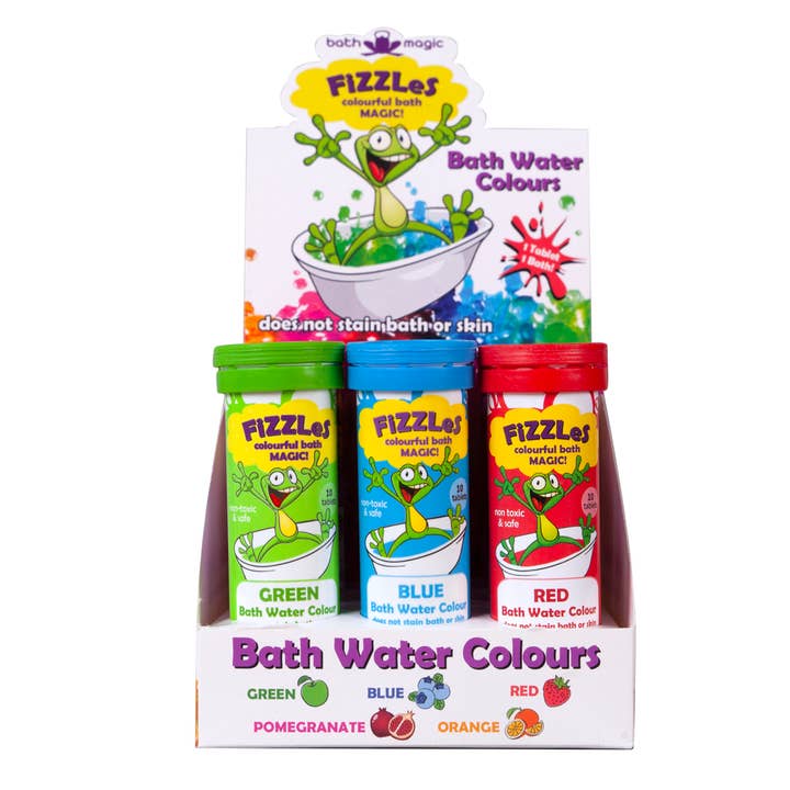 Afri-Imports - Wholesale Bath Toy - Baby - Bath Magic FiZZLeS 12 CDU Mix