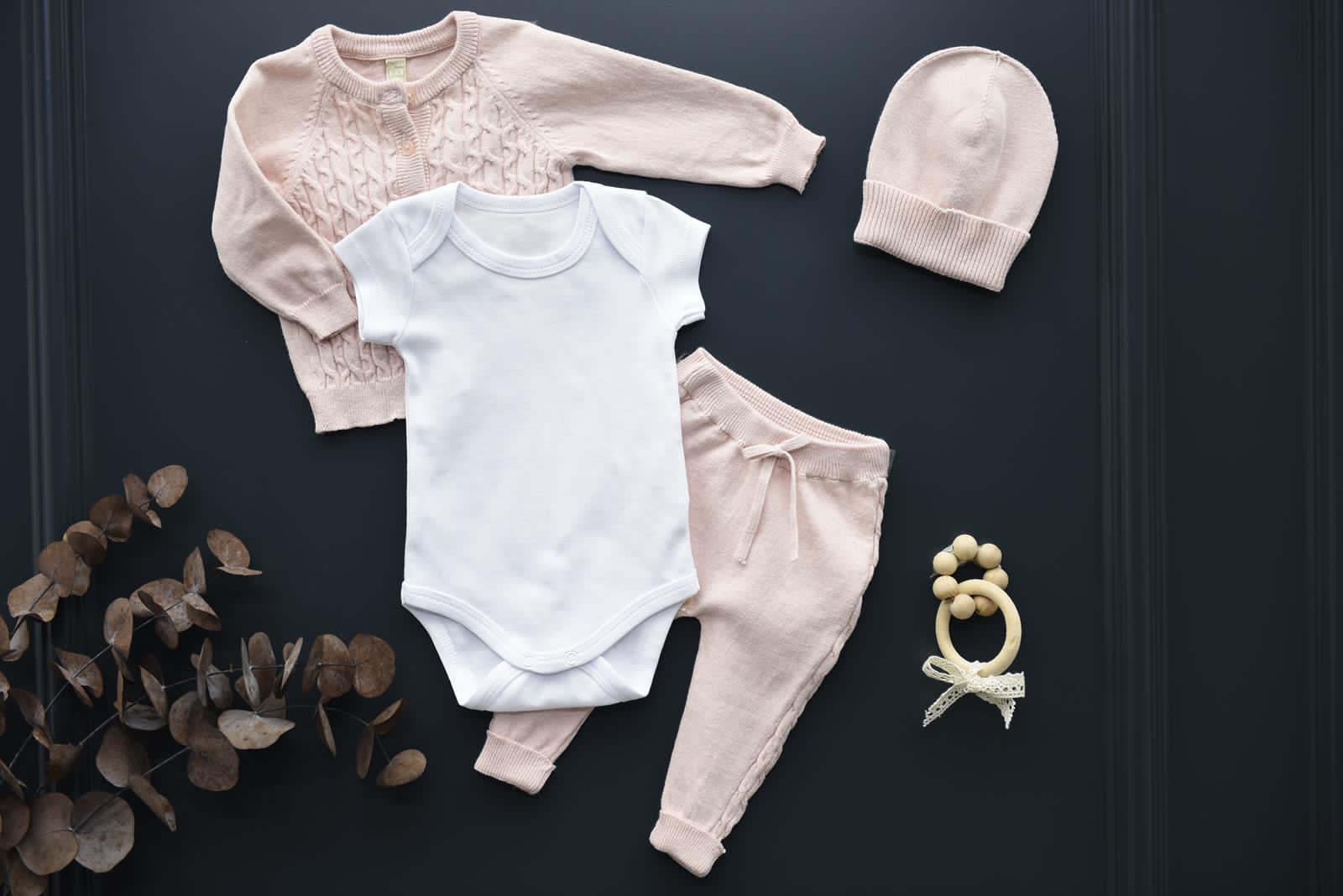 Nipperland - Wholesale Clothing Set - Baby - 4-Piece Organic Cotton Baby Set – Style 68042