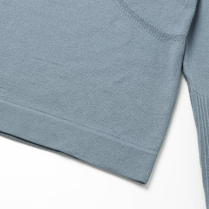 Sodalemon - Wholesale Athletic top – Women′s - Women Seamless Quickly Dry Long Sleeve Fitness Sport T-Shirt2