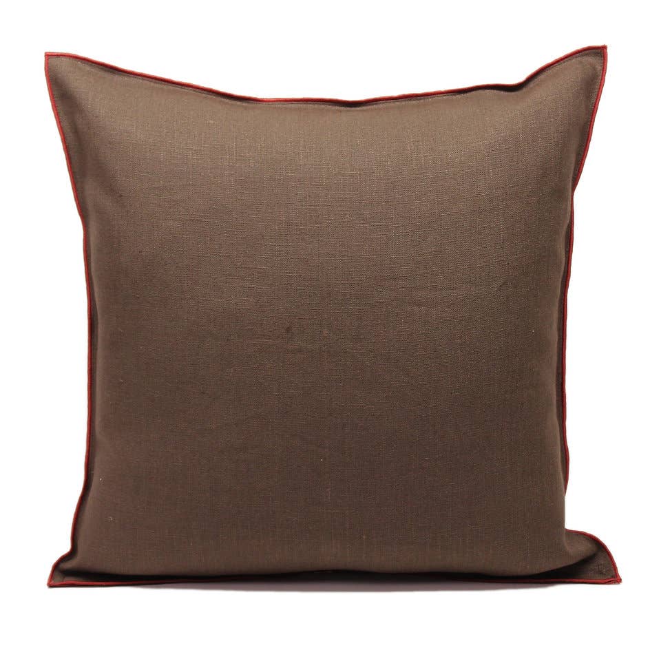 Giardino Segreto - Wholesale Throw/Decorative Pillow - Pure linen cushion CORDONCINO3