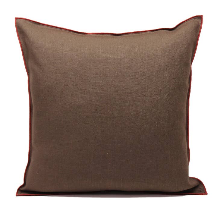 Giardino Segreto - Wholesale Throw/Decorative Pillow - Pure linen cushion CORDONCINO3