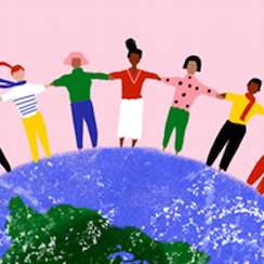 Carolyn Suzuki – wholesale Season’s Greetings card – PEACE ON EARTH - Holiday Card2