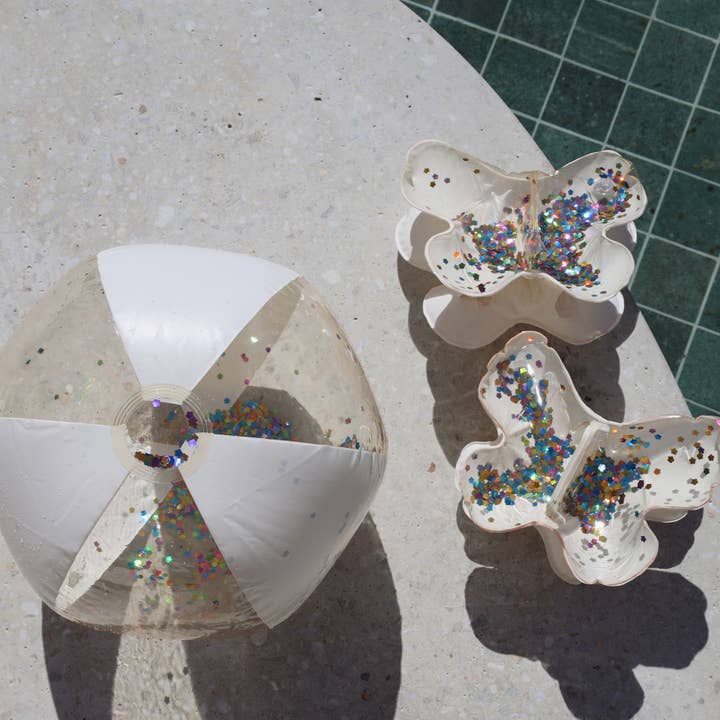 Sunnylife - Wholesale Inflatables - Inflatable Beach Ball Cotton Candy Glitter1