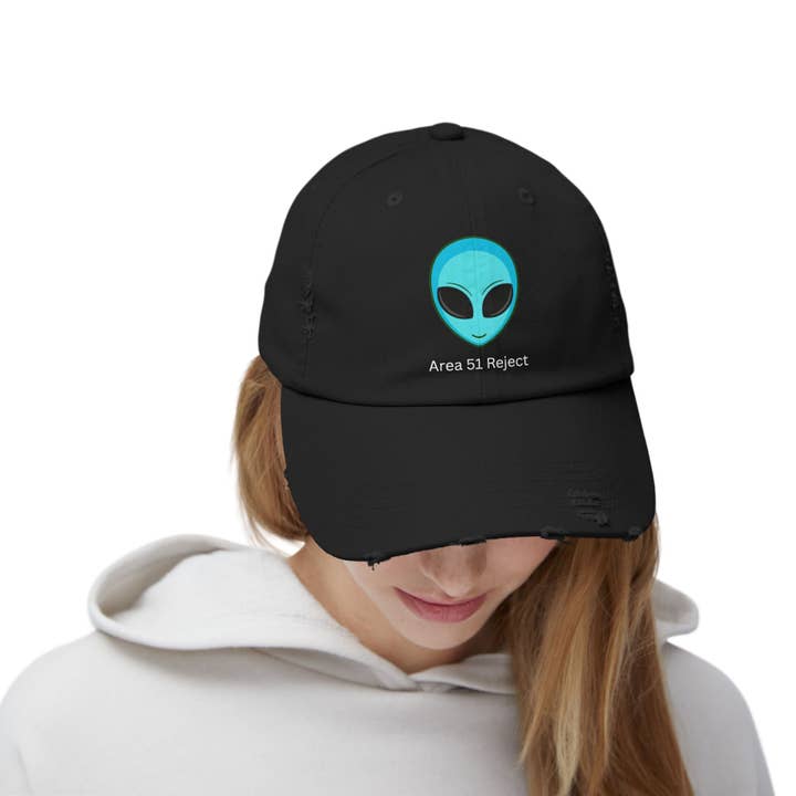 Area 51 Reject Alien Hat, Cool Cap for UFO Enthusiasts, Perfect for Casual Wear, Gift for Birthdays, Festivals, and Sci-Fi Fans for wholesale by Happythings76