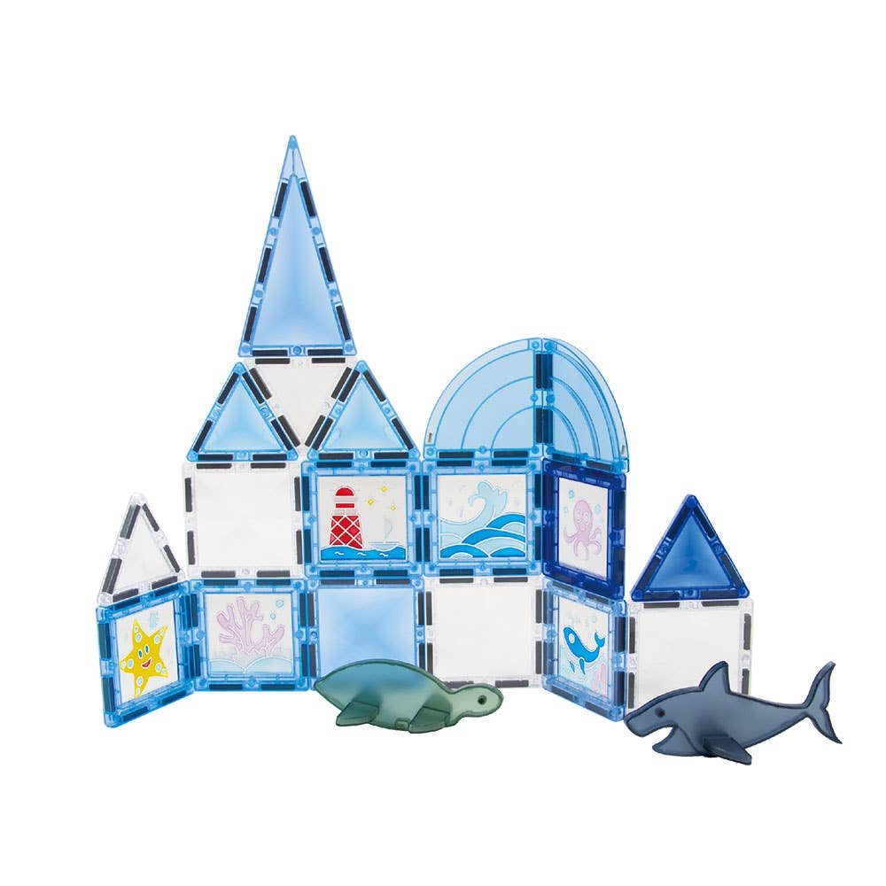 AJ Aguiar - Wholesale Toy Set - Kids - Magnetic Game The Ocean 40 Pcs With 6 Markers3