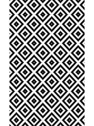 Tapete Preto & Branco por atacado de Mani Textile
