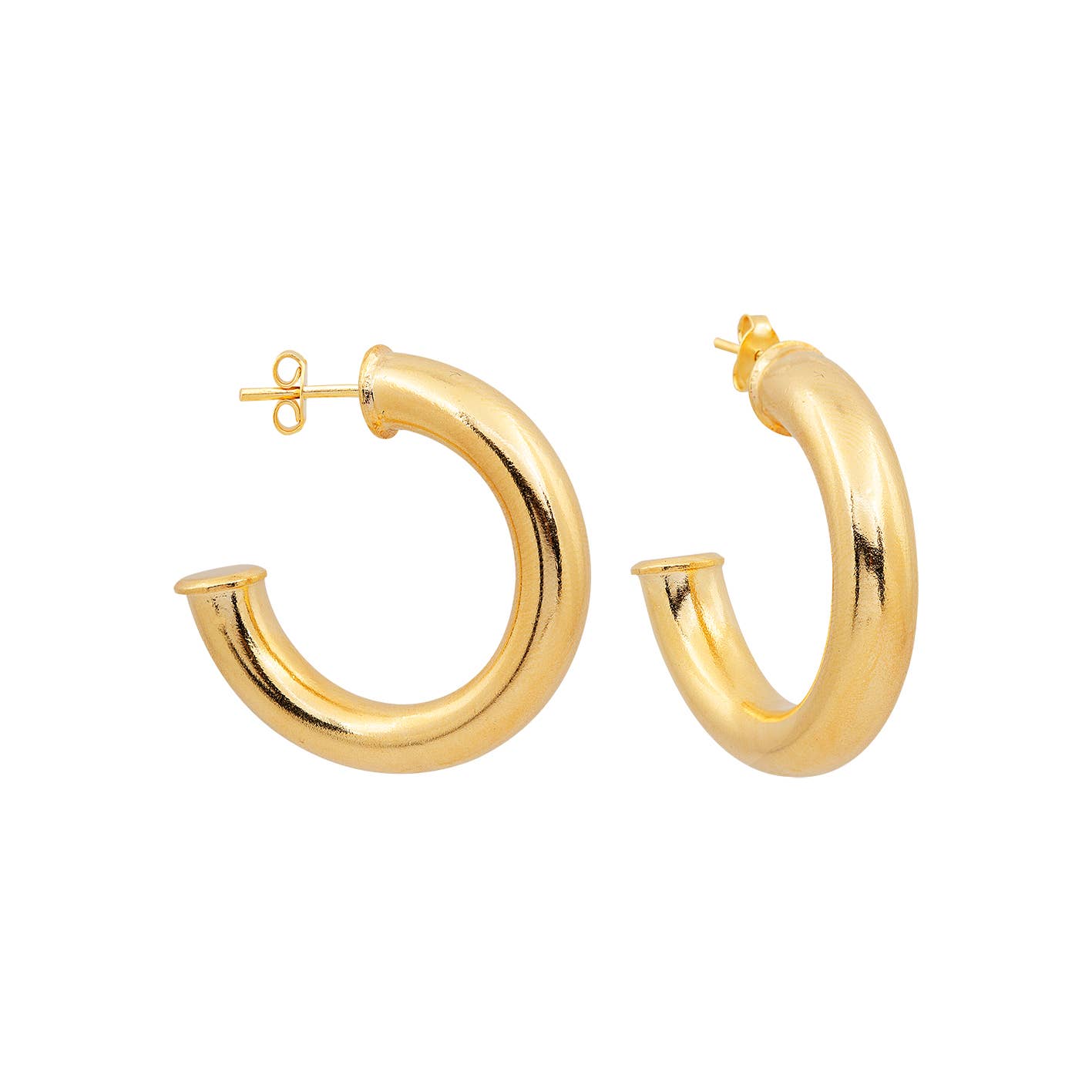 18 k guld MINA-HOOPS - MINI/S/M/L for engroshandel på Faire2