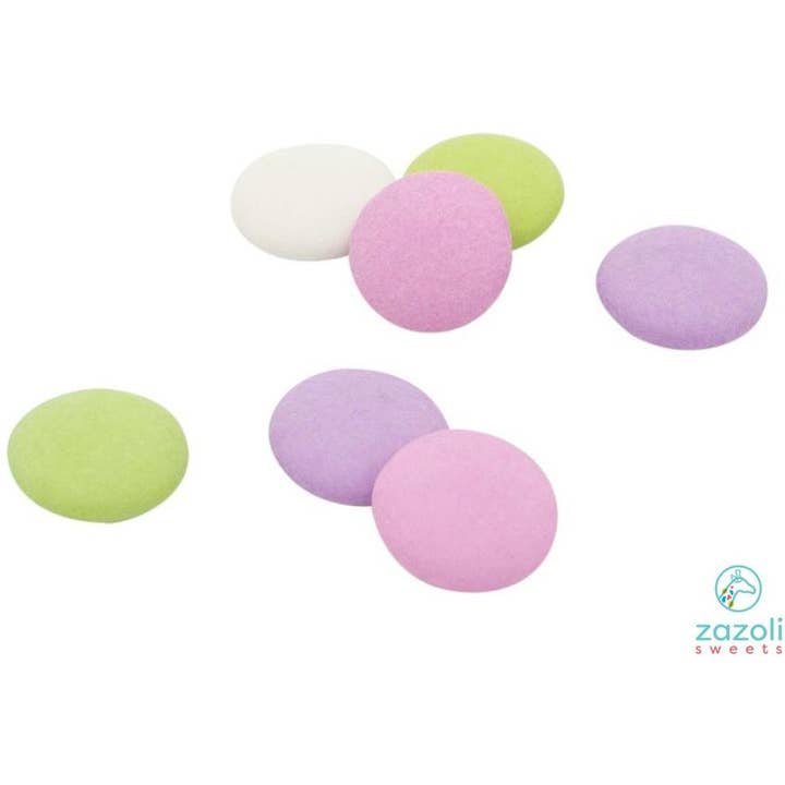 Zazoli Sweets LLC - Wholesale Chocolate Covered Sweets - Pastel Chocolate Mint Lentils