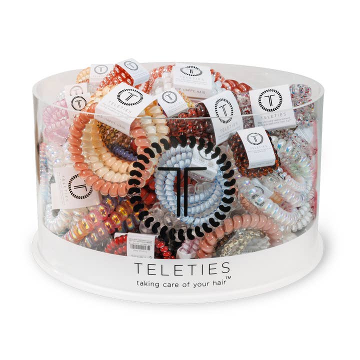 Kit iniziale con spirale per capelli/elastici per capelli per la vendita all'ingrosso da parte di TELETIES