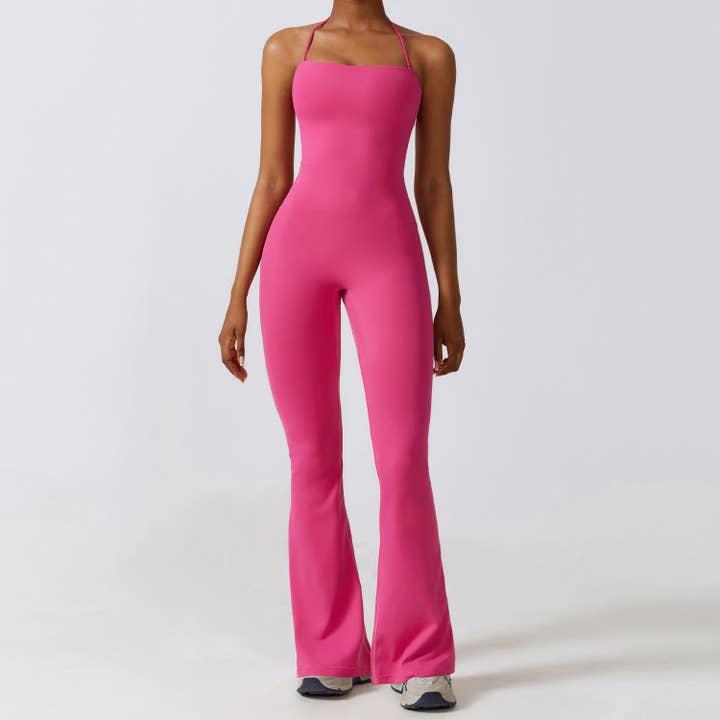 VividLux - Wholesale Unitard - Women's - Quick Drying Tight One Piece Nude Feel Casual Sports Fitness Clothes Dance Micro Pull Yoga Jumpsuit2