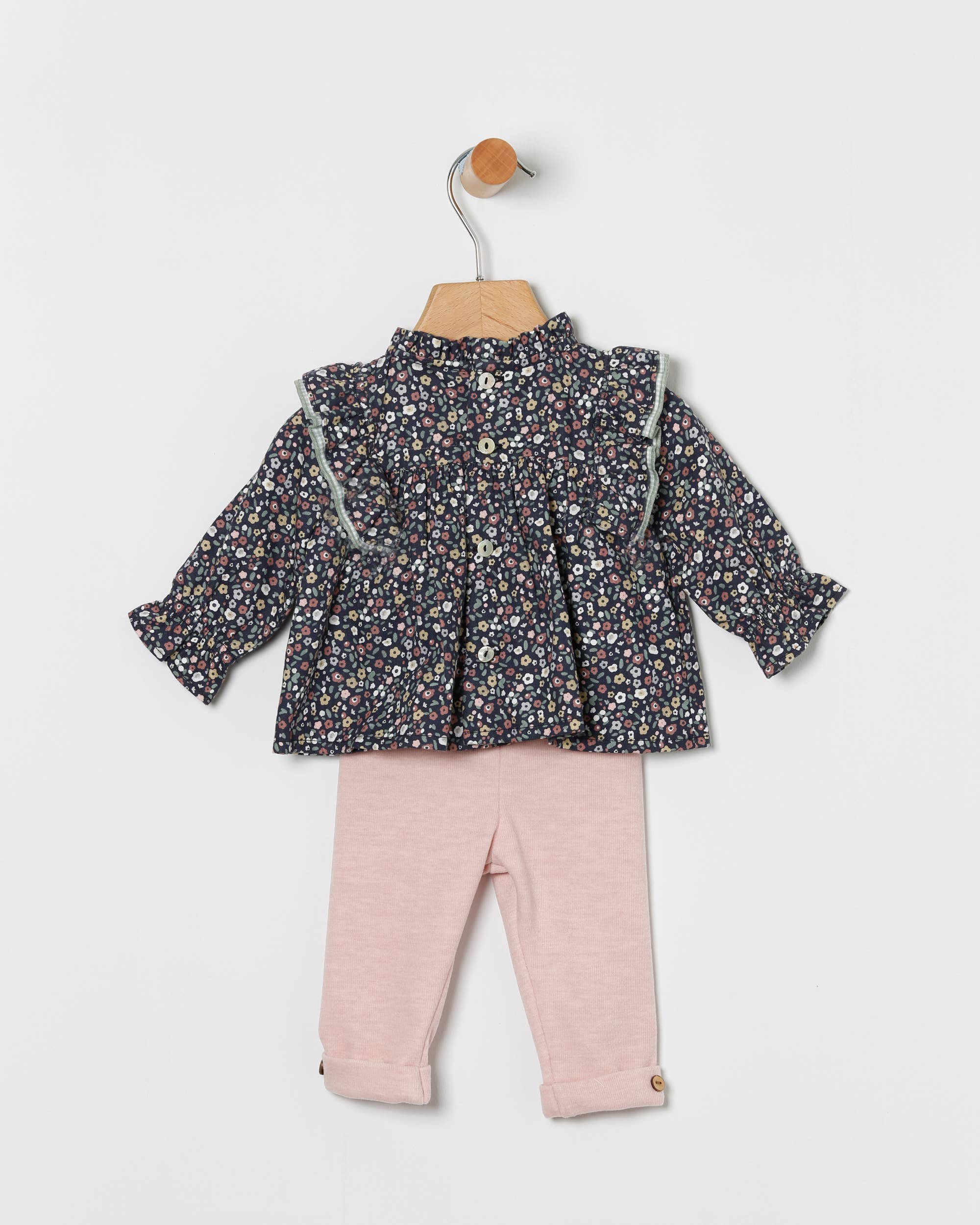 pale pink Blouse + Leggings for wholesale on Faire0