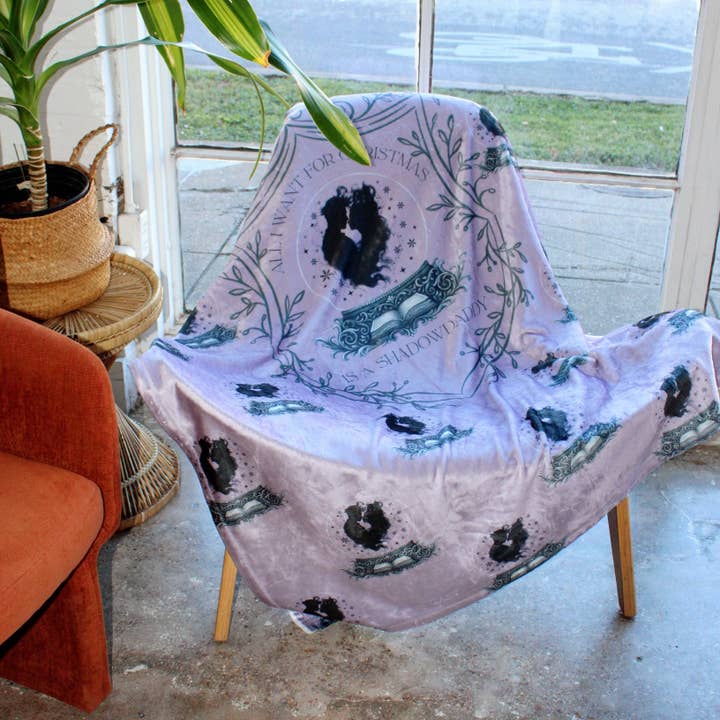 All I Want for Christmas is a Shadowdaddy Minky Blanket | Gilded Girl Accessories for wholesale by Gilded Girl Accessories