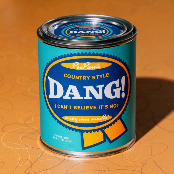 Whiskey River Soap Co. - Wholesale Jar/Filled Candle - Dang! Anti-Cursing Candle | Funny Candle