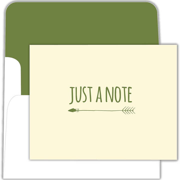 Crown Point Graphics - Wholesale Stationery/Notecard Set - Just A Note - Boxed Note Cards Box of 15