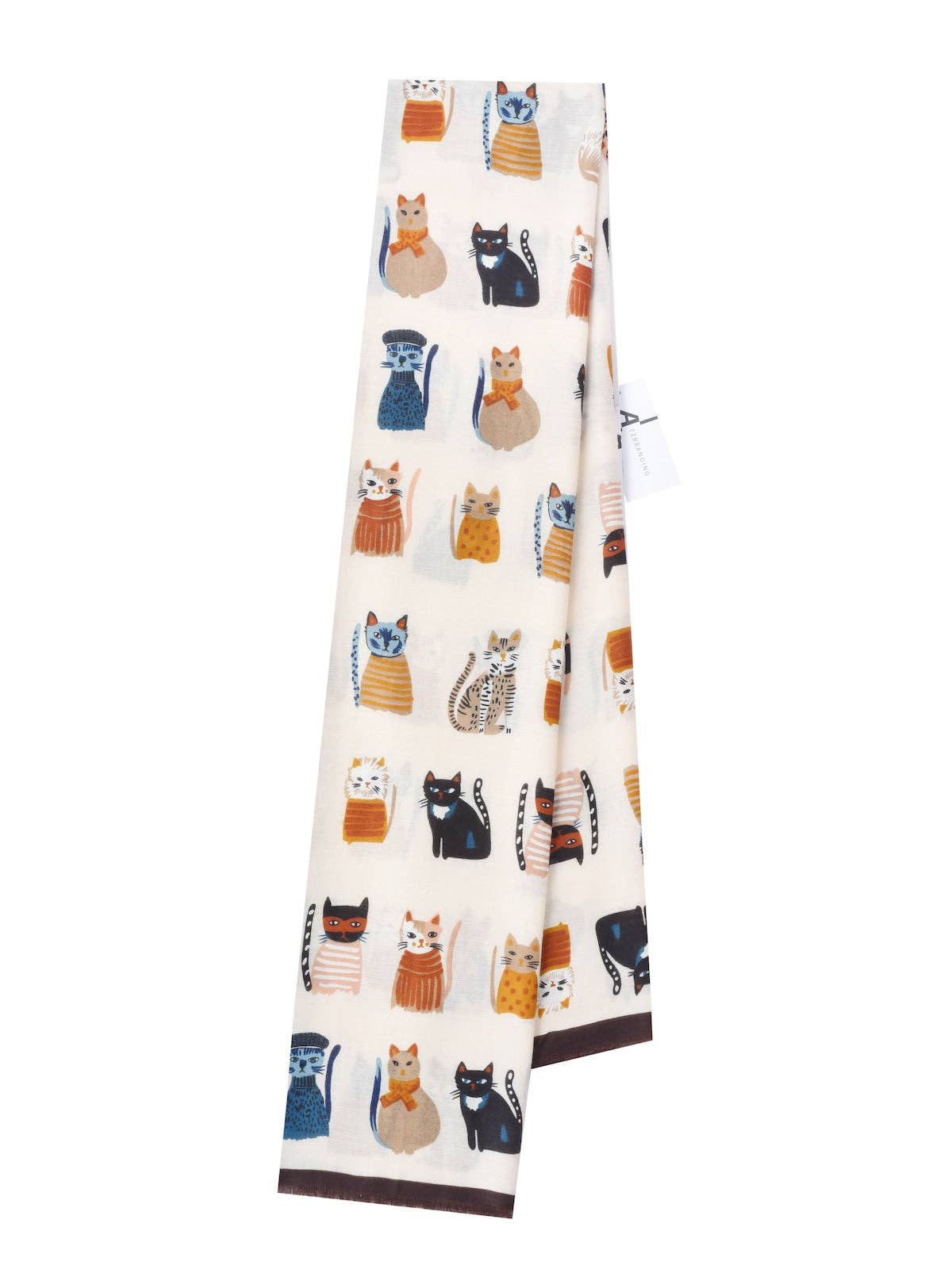 Funkyrel® Atzbranding Limited - Wholesale Scarf - Women's - Scarvii - Cute Cartoon Cat Pattern Scarf3