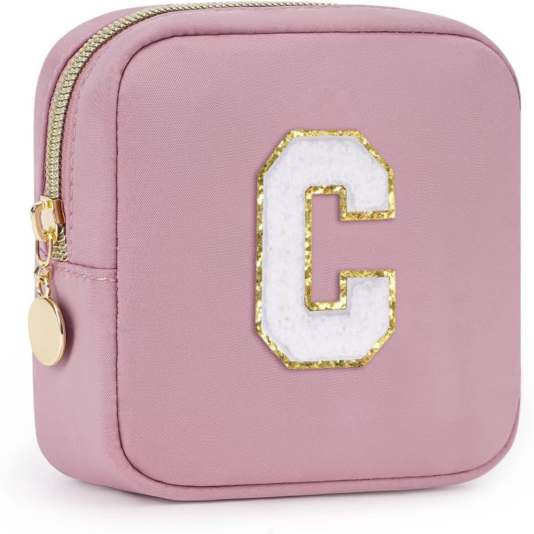 wandf – Großhandel Schmink-/Kosmetiktasche – Personalisierte Monogramm-Tasche Mini Initialen Schminktasche111