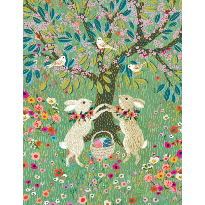 Fluffy Bunnies Easter Card for wholesale by Studio Eleven Papers