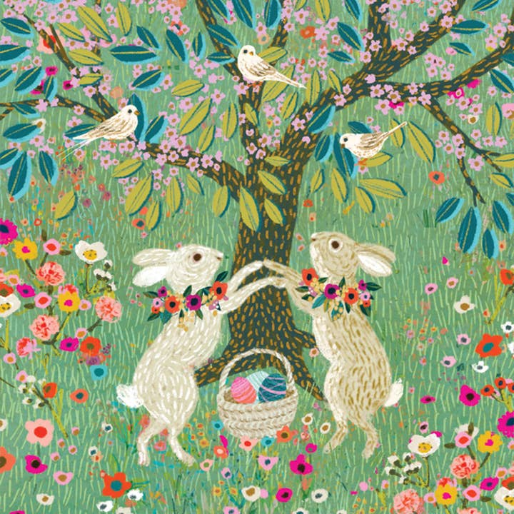 Tarjeta de Pascua Fluffy Bunnies para venta al por mayor de Studio Eleven Papers